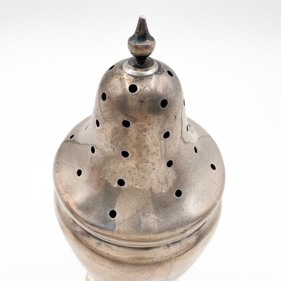 P.H. Locklin & Sons Sterling Silver Sugar Shaker Muffineer Traditional Antique - Picture 5 of 13